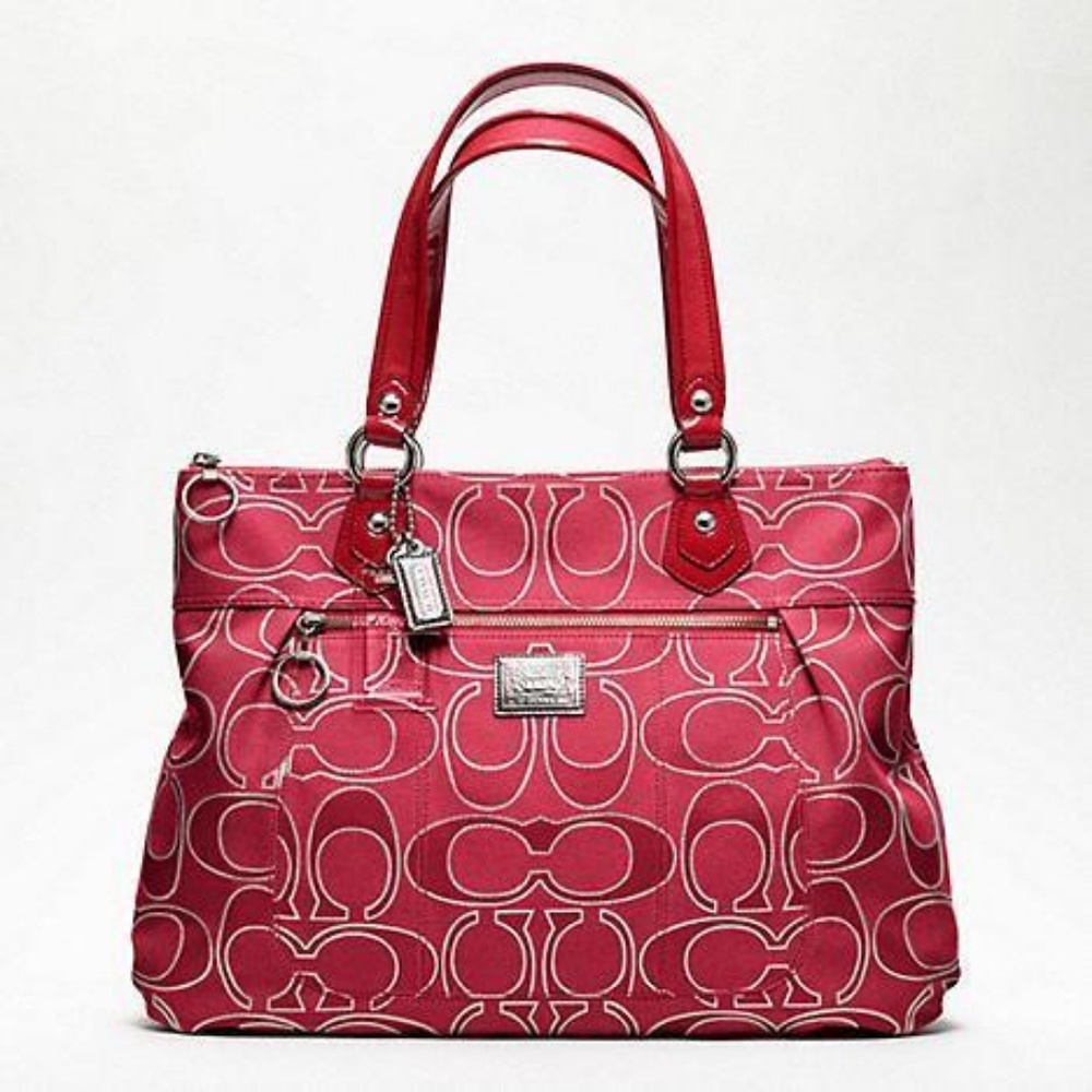 NWT COACH RUBY POPPY TOTE